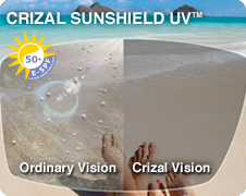 crizal sunshield eyeglass lenses